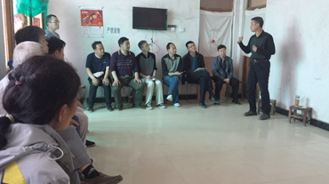 Avec mon maître Chen Chunsheng (陈春生), j’apprends le Chen Xiao Jia.